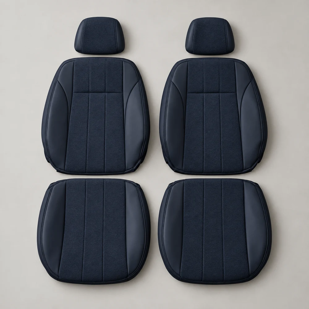 Signature Duo — Midnight; 2 backrest covers, 2 seat-base covers and 2 separate headrest covers